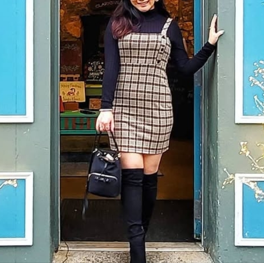 Forever 21 Black Over the Knee Boots